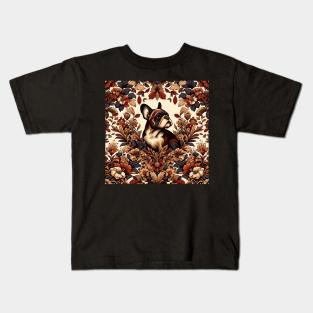 French Bulldog inspired by William Morris Kids T-Shirt